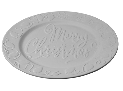 Christmas Lights Platter/4| ceramicarts.com
