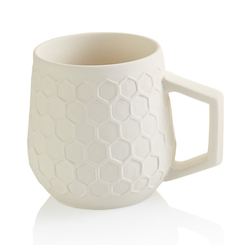 Honeycomb Mug/6 SPO | ceramicarts.com