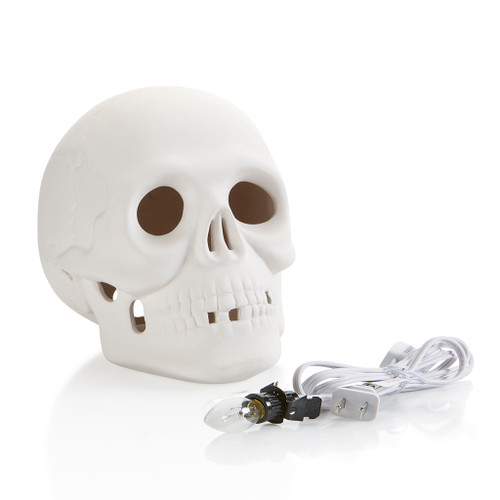 Skull W/Light (Us Light Kit Included)4 SPO | ceramicarts.com