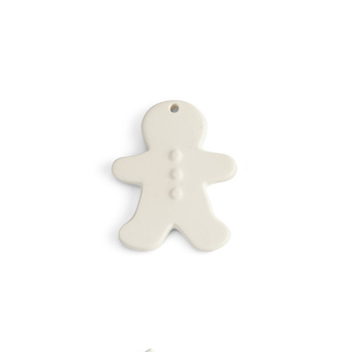 Gingerbread Flat Ornament/24  SPO | ceramicarts.com