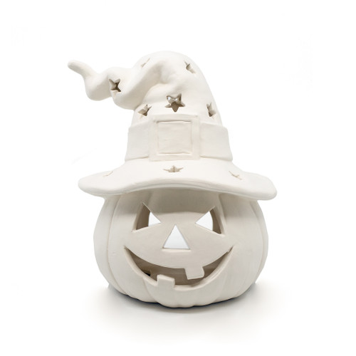 Witch Hat Jack-O-Lantern/4 SPO | ceramicarts.com