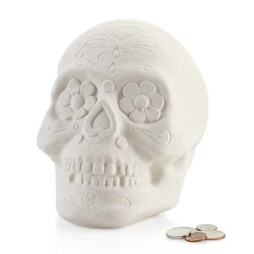 Sugar Skull Bank/6 SPO | ceramicarts.com