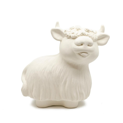 Highland Cow Not So Biggy/4 SPO | ceramicarts.com