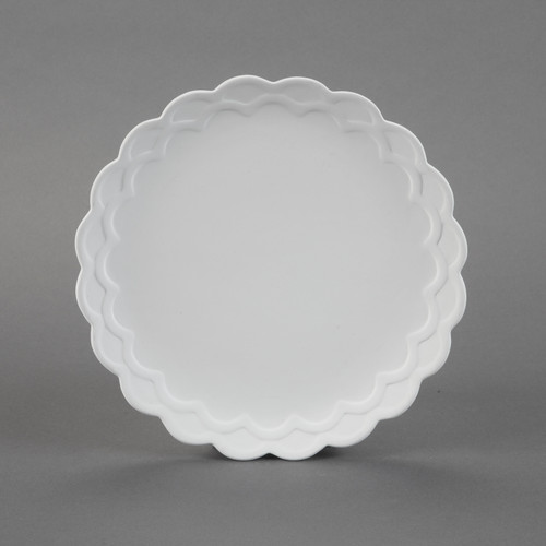 Scalloped Dinner Plate/12 SPO | ceramicarts.com