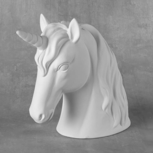 Unicorn Head Bank/6 SPO | ceramicarts.com