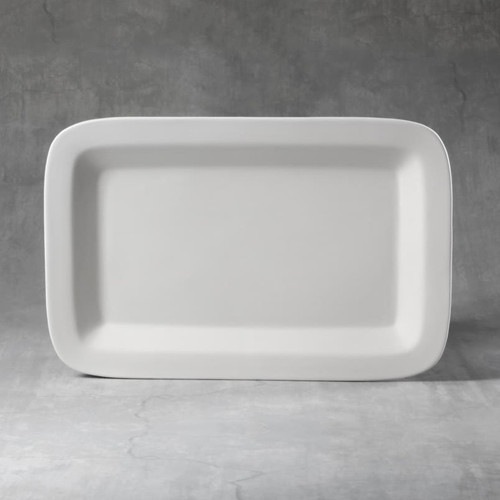 Rectangular Platter/12 SPO bisque| ceramicarts.com