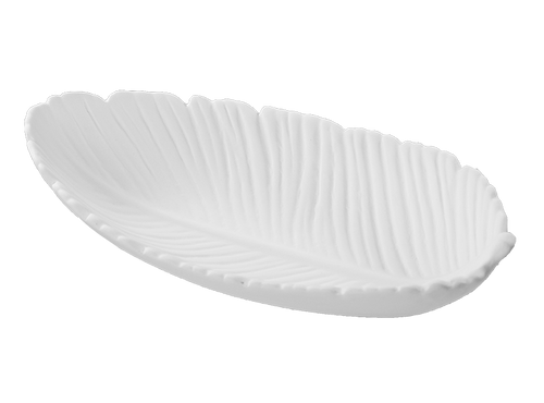 Feather Dish/6 SPO | ceramicarts.com