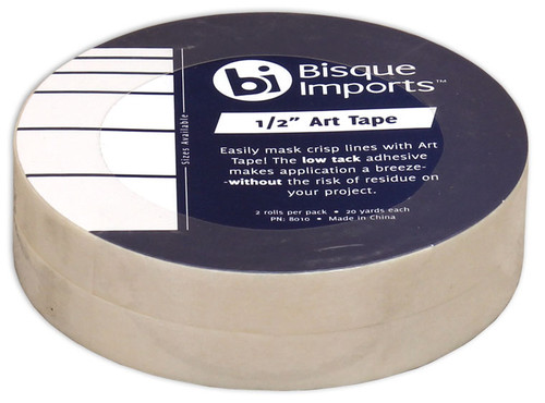 1/2" Art Tape - 3 Rolls Per Pack | ceramicarts.com