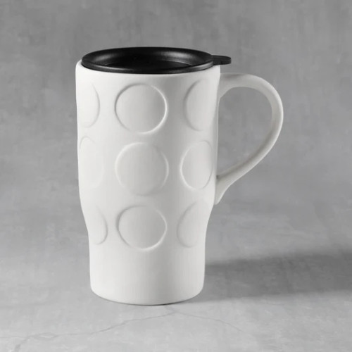 Dots Travel Mug/6 SPO |ceramicarts.com