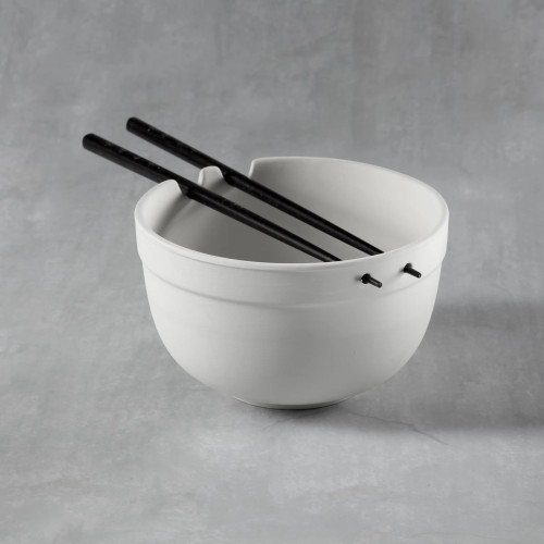 Rice Bowl w/Chopsticks SPO | ceramicarts.com