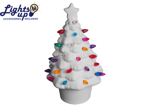 Small Lighted Christmas Tree/1| ceramicarts.com