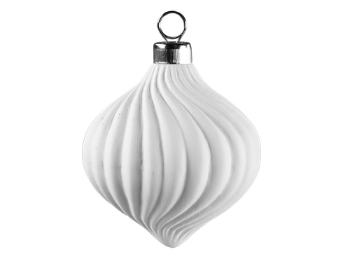 Curvy Flourish Ornament | ceramicarts.com