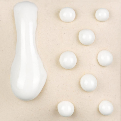 White Melt Gloop Pint | ceramicarts.com
