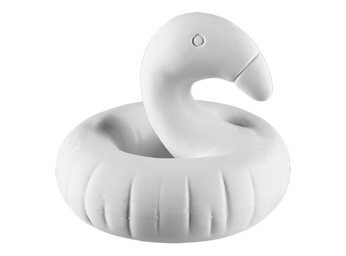 Floaty Friends Flamingo Figurine | ceramicarts.com