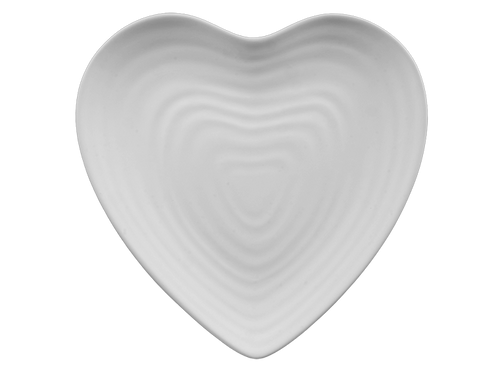 Stoneware Heart Plate | ceramicarts.com