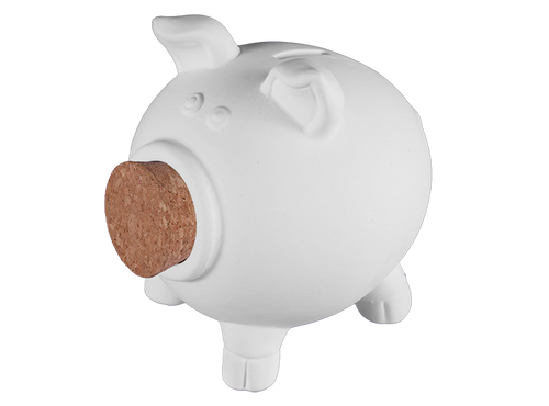 Put A Cork In It Piggy Bank | ceramicarts.com