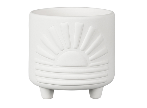 Sun Footed Container | ceramicarts.com