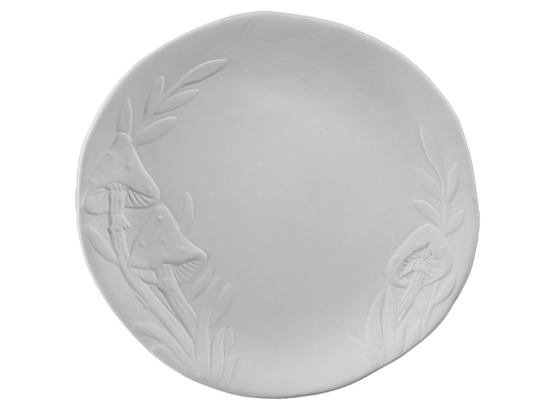 Mushroom Forest Plate | ceramicarts.com
