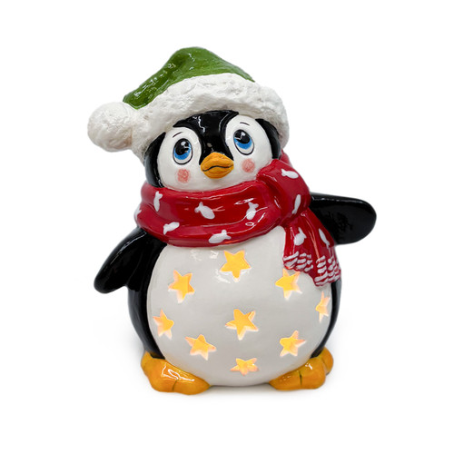 Penguin Lantern | ceramicarts.com