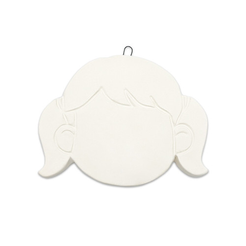 Kid Flat Ornament | ceramicarts.com