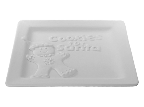 Cookies for Santa Plate/6| ceramicarts.com