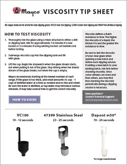 Dipping Viscosity Tip Sheet