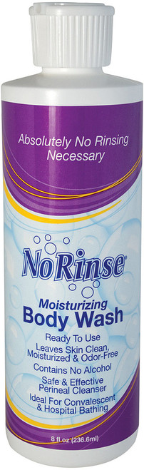 NO-RINSE BODY WASH 8 OZ