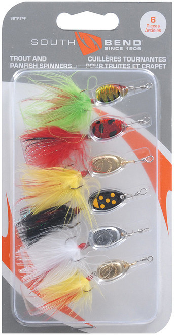 TROUT & PANFISH SPINNERS 6 PK