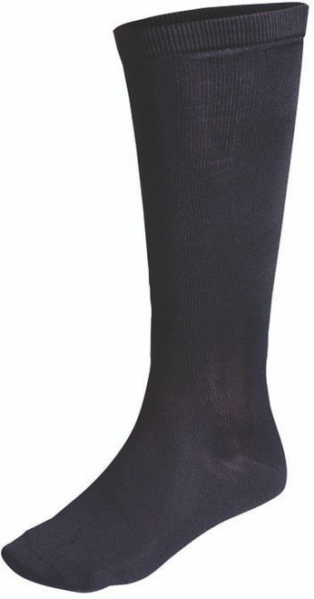 SILK NYLON SOCK LINER MD BLACK