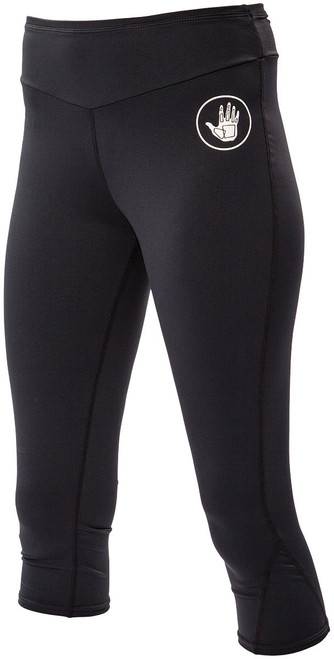 FITTED LYCRA CAPRI PANT BLK LG