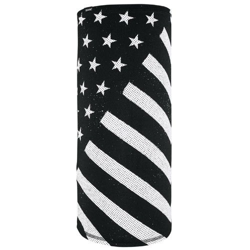 ZanHeadgear Sportflex Motley Tube Black and White Flag