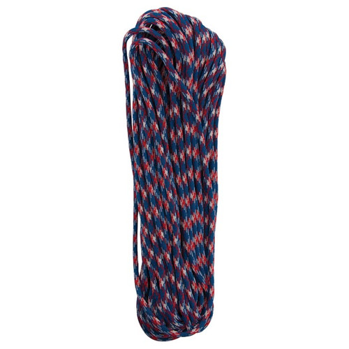 PARACORD 100 FT RED,WHITE,BLUE