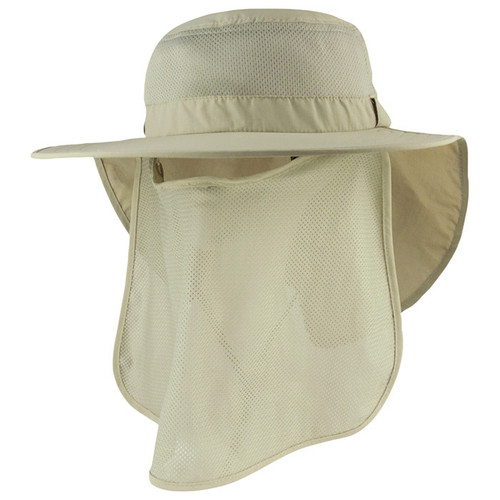 UV LARGE BILL FLAP CAP KHAKI