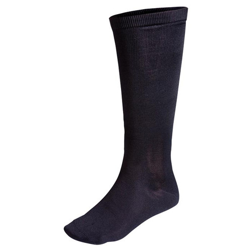 Silk Nylon Sock Liner Xl Black