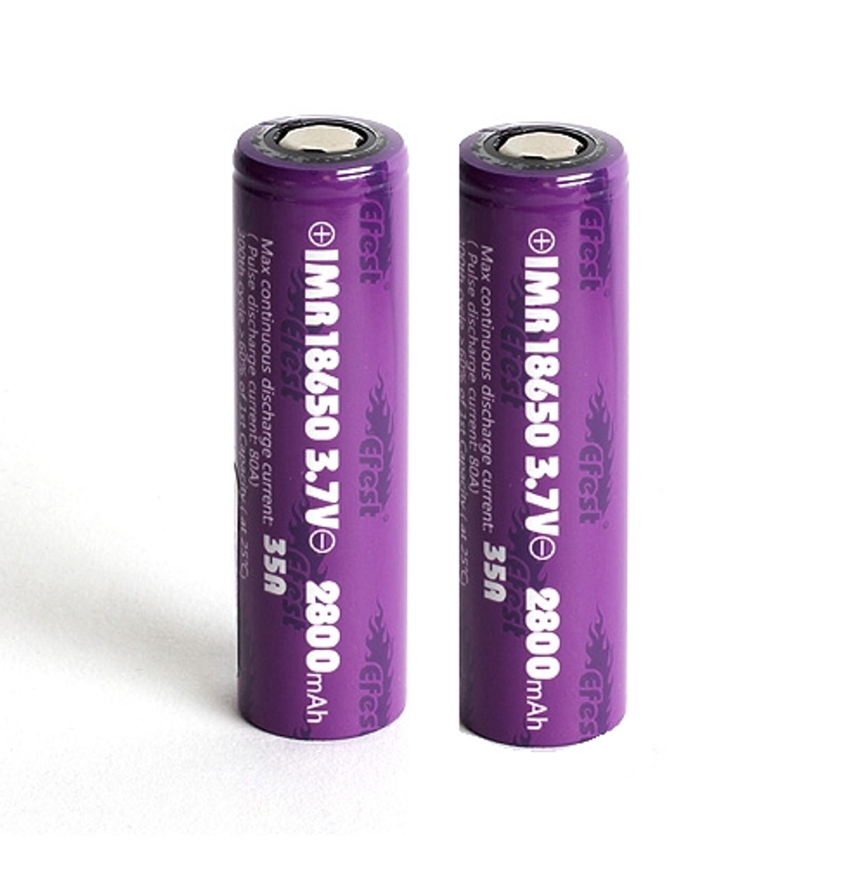 2 x Efest IMR 18650 20A 3500 mAh Vape Mod Battery £14.99