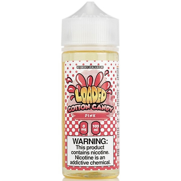 Loaded Pink Cotton Candy 100ml E Liquid By Ruthless Vapor £12.99 Free