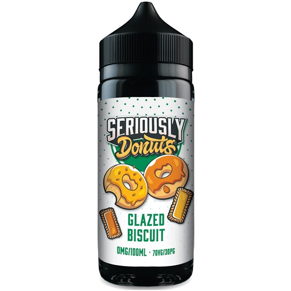 Glazed Biscuit E Liquid 100ml by Seriously Donuts £6.99 Free Nic Shots