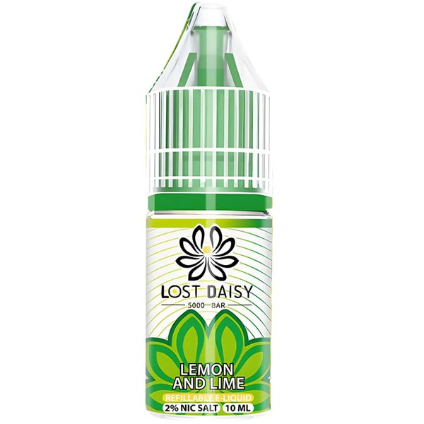 Lost Daisy Lemon and Lime Nic Salt E Liquid 10ml - 10 For 7.99