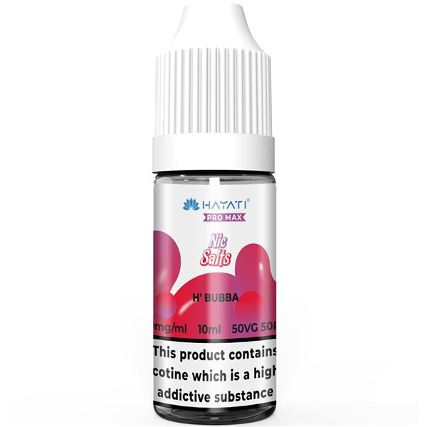 Hayati Pro Max H Bubba Nic Salt E Liquid 10ml