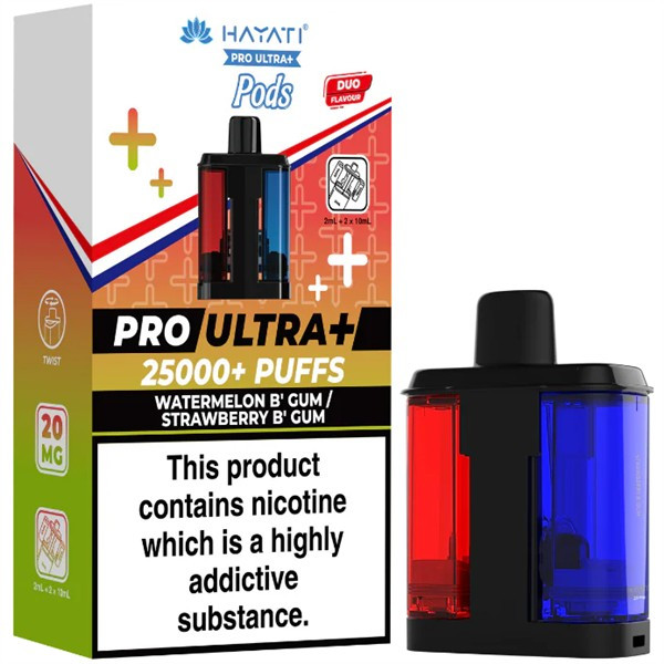 Hayati Pro Ultra Plus 25K Refill Pods | 3 For £20.99
