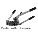 Demon Killer Handcraft Parallel Double Coil Prebuilt Wire Set Ni80 0.15 Ohms Coils
