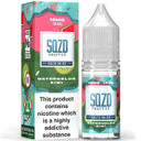 Watermelon Kiwi On Ice Nic Salt E Liquid 10ml By SQZD