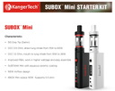 Kanger Subox Mini Kit Free Battery Free Delivery