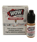 Strawberry Cream High VG E Liquid 3 x 10ml By Wow E Liquids