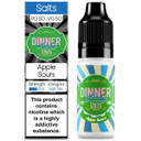 Apple Sours Nic Salt E Liquid 10ml By Dinner Lady