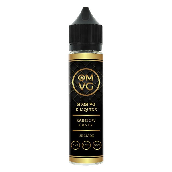 Rainbow Candy E Liquid 50ml Shortfill by OMVG inc Nic Booster £4.79