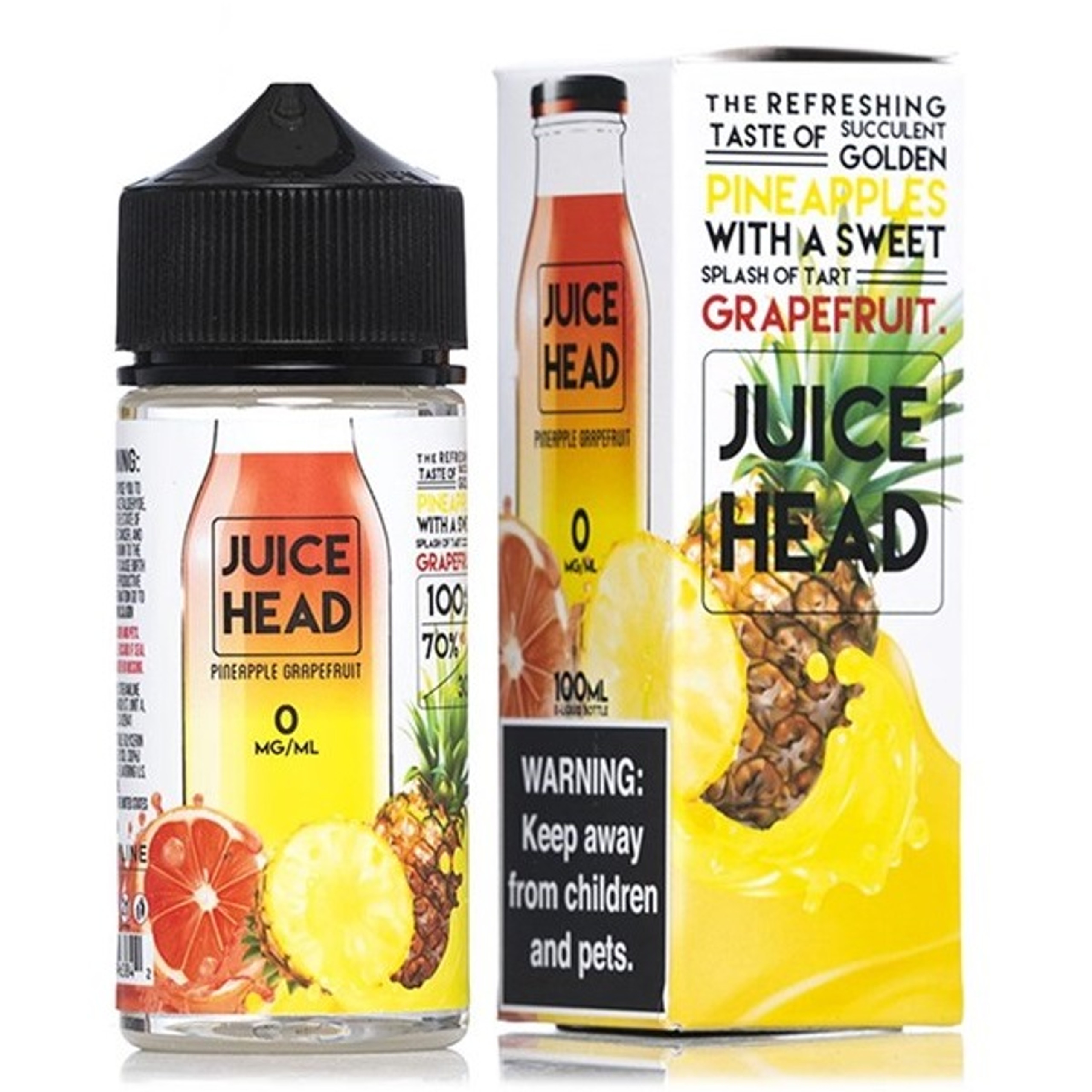 Pineapple Grapefruit E Liquid 100ml Juice Head £10.99 Free Nic Shots