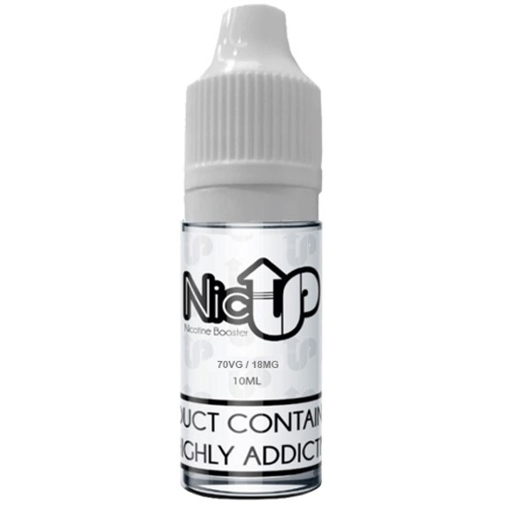 Unflavoured 70VG Nicotine Shot E Liquid 10ml By Nic Up