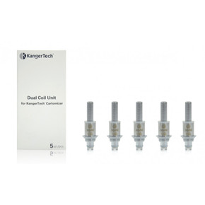 5 Pack Kanger Dual Clearomizer Coil Heads Version 2