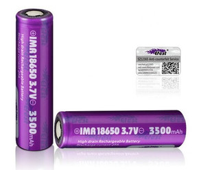 2 x Efest IMR 18650 35A 3000 mAh Battery